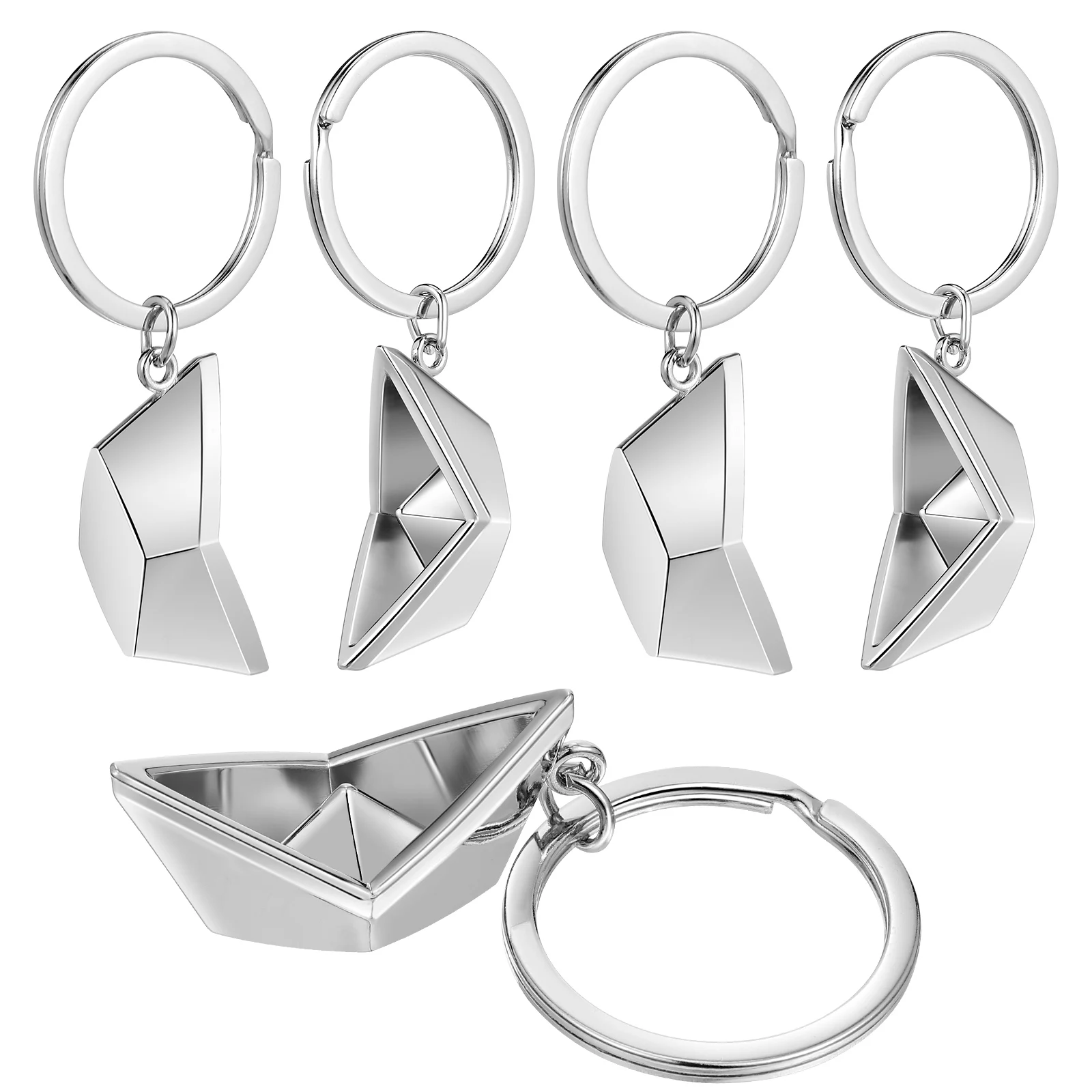 

5pcs Boat Keychain Keychains Holder Ring Key Decoration Key Decoration Keychains Small Gift
