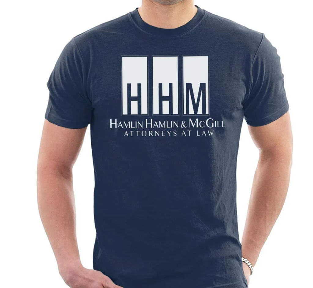 Camiseta de Hamlin e Mcgill masculina, Better Call Saul, estampa engraçada, moda casual, 100% algodão, verão