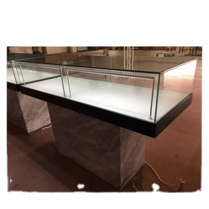 Custom. Lishi Jewelry Showcase Display Cabinet Plated Jewelry Store Furniture Custom Glasses Jewelry Display Cabinet