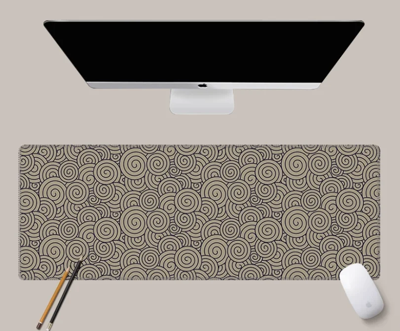 

Minimalist Geometric Polygon Waterproof Mouse Pad Oversized Gaming Large Japanese Style National Trend Game Mouse Pad Desk Mat