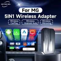 2024 HEYINCAR 5IN1 Wired to Wireless CarPlay Android Auto Adapter For MG ZS EV MULAN MG4 MG5 EHS MARVEL R MAXUS carplay ai box