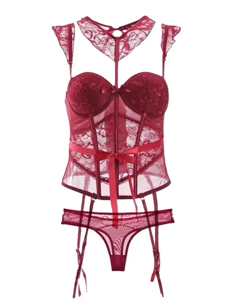 ชุดนอนเซ็กซี่สำหรับผู้หญิง คอลเลคชั่นใหม่ 2024 สำหรับฤดูร้อน พร้อมฟองน้ำเสริมหน้าอก สำหรับสาวอกเล็ก ดีไซน์เก็บทรง ผ้าลูกไม้สุดหวาน สายเดี่ยว บอดี้สูท สไตล์อ่อนหวาน