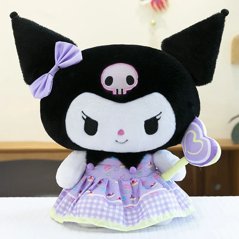 40-65 CM Grote Big Size Sanrio My Melody Kuromi Kawaii Knuffels Cartoon Anime Gevulde Bolster Comfortabele Zachte Pop vakantie Geschenken