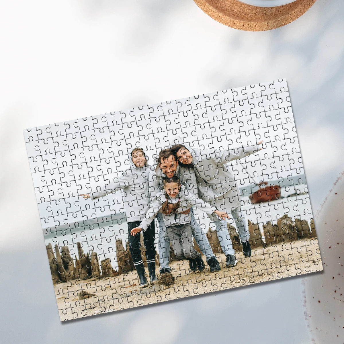 35/300/500/1000pcs Personalized Custom Photo Puzzle Family Photo Multiple Sizes Available