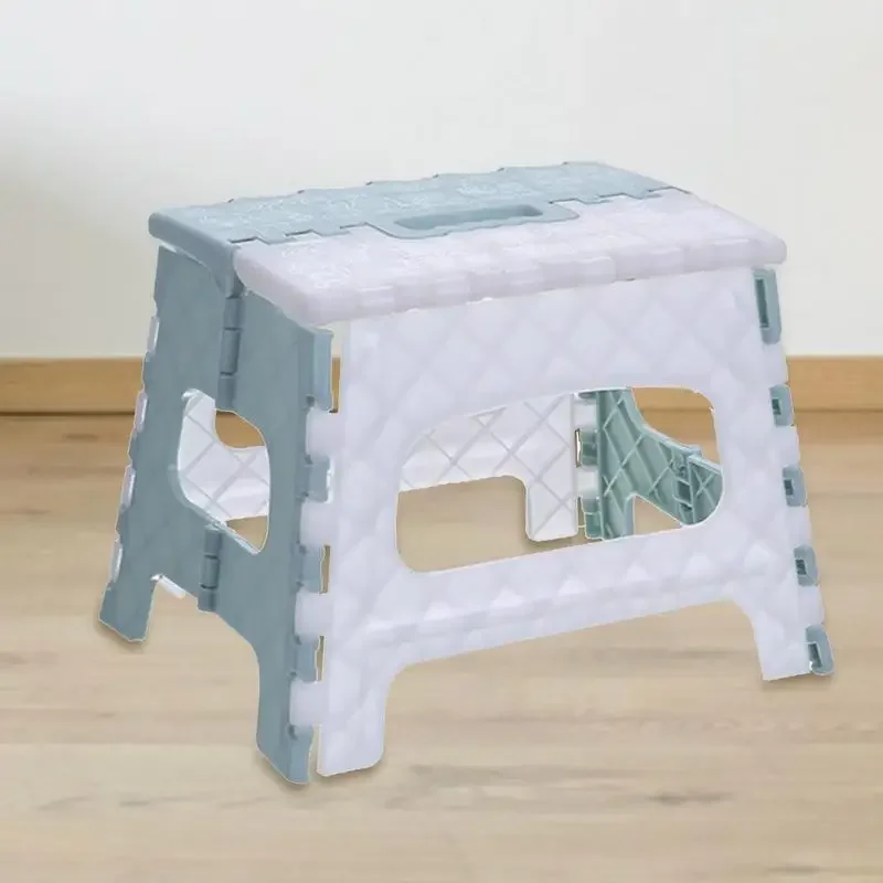 Folding Step Stool Bathroom Stool Non-Slip Design Compact Foldable Step Stool For Bathroom Bedroom Kitchen Outdoor Fishing