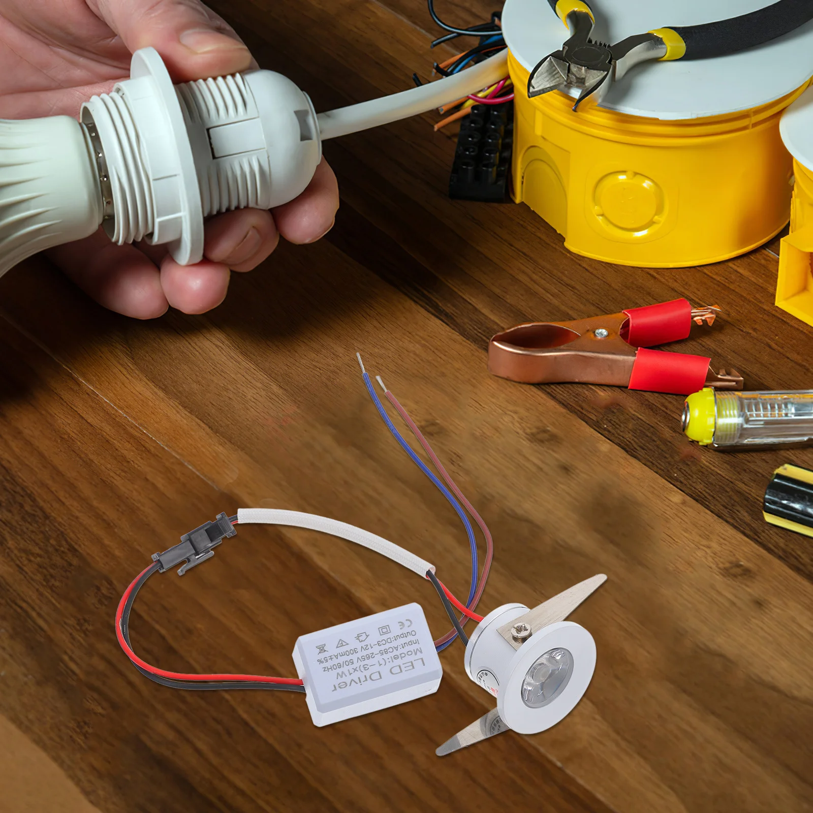 

Compact Mini Counter Light Small Embedded LED Showcase Supply Recessed Well Spotlight 3000k Cozy Atmosphere Easy Install