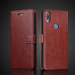 Card Holder Leather Case for ASUS Zenfone Max Pro (M1) ZB601KL ZB602KL Pu Leather Flip Cover Retro Wallet Case Fundas Coque
