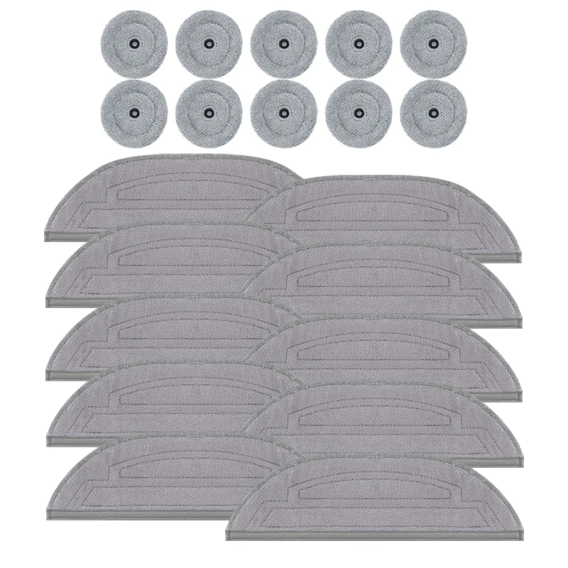 Mop Cloth For Roborock S8 MaxV Ultra S8 Max Ultra G20S Antibacterial Shock Mop Cloth Round Rag Robot Vacuum Cleaner Accessories