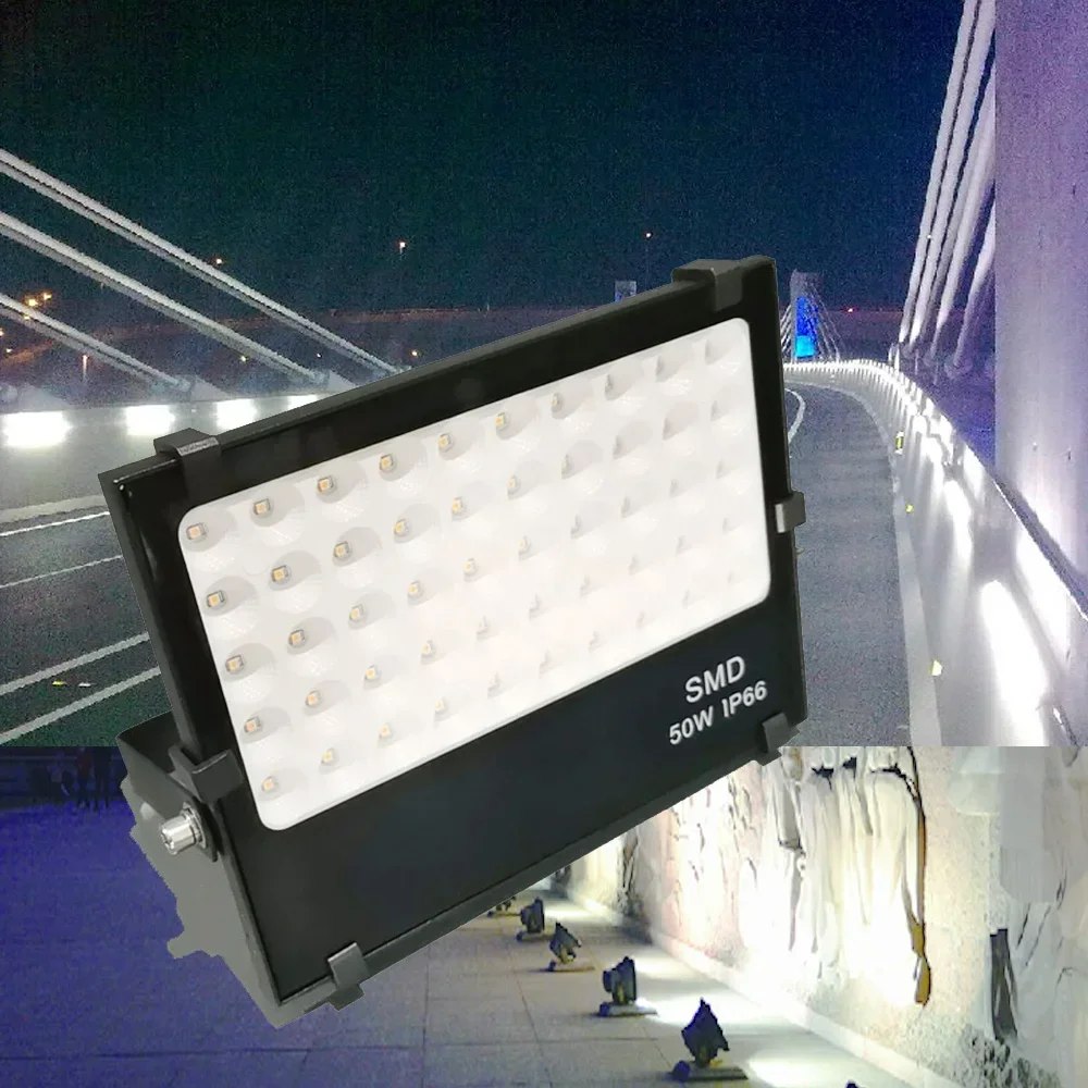 LED Wall Washer Light IP66 Waterproof 100-240V 30W 50W 100W Led Floodlight Outdoor Building Garden Projector Landscape Lighting