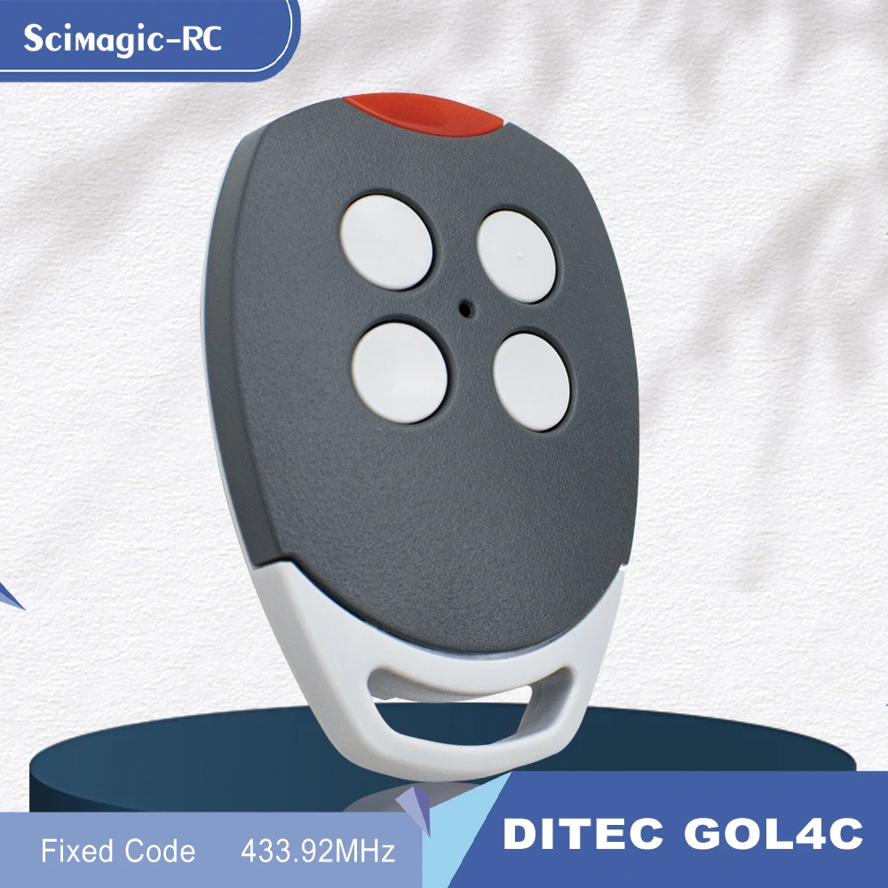 

DITEC 433mhz Gol4C BIXLS Remote Control Duplicator Handheld Transmitter Ditec 433.92 mhz Fixed Code Garage Door Opener