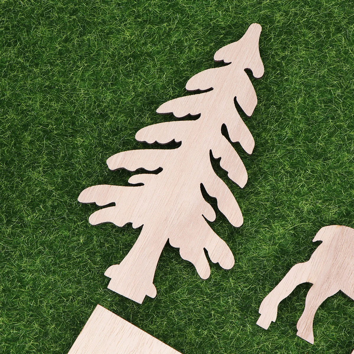 

Wooden Christmas Deer Decoration Creative DIY Craft for Home Office Store Deer Wooden Christmas Ornament Xmas Wood Ornament