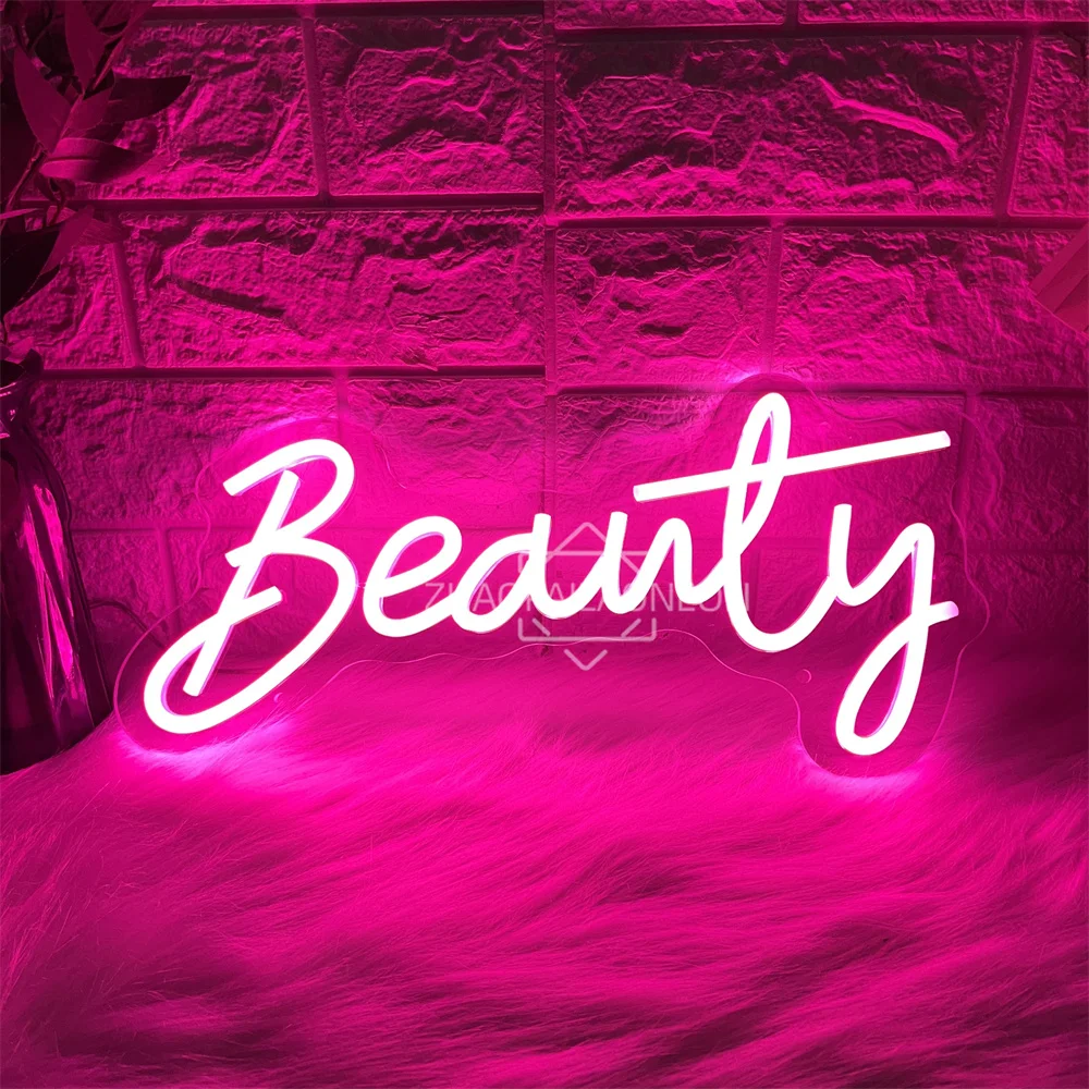 

Beauty Neon Led Signs Nail Room Neon Lights USB Beauty Salon Bedroom Decoration Home Party Room Wall Art Decor Neon Sign