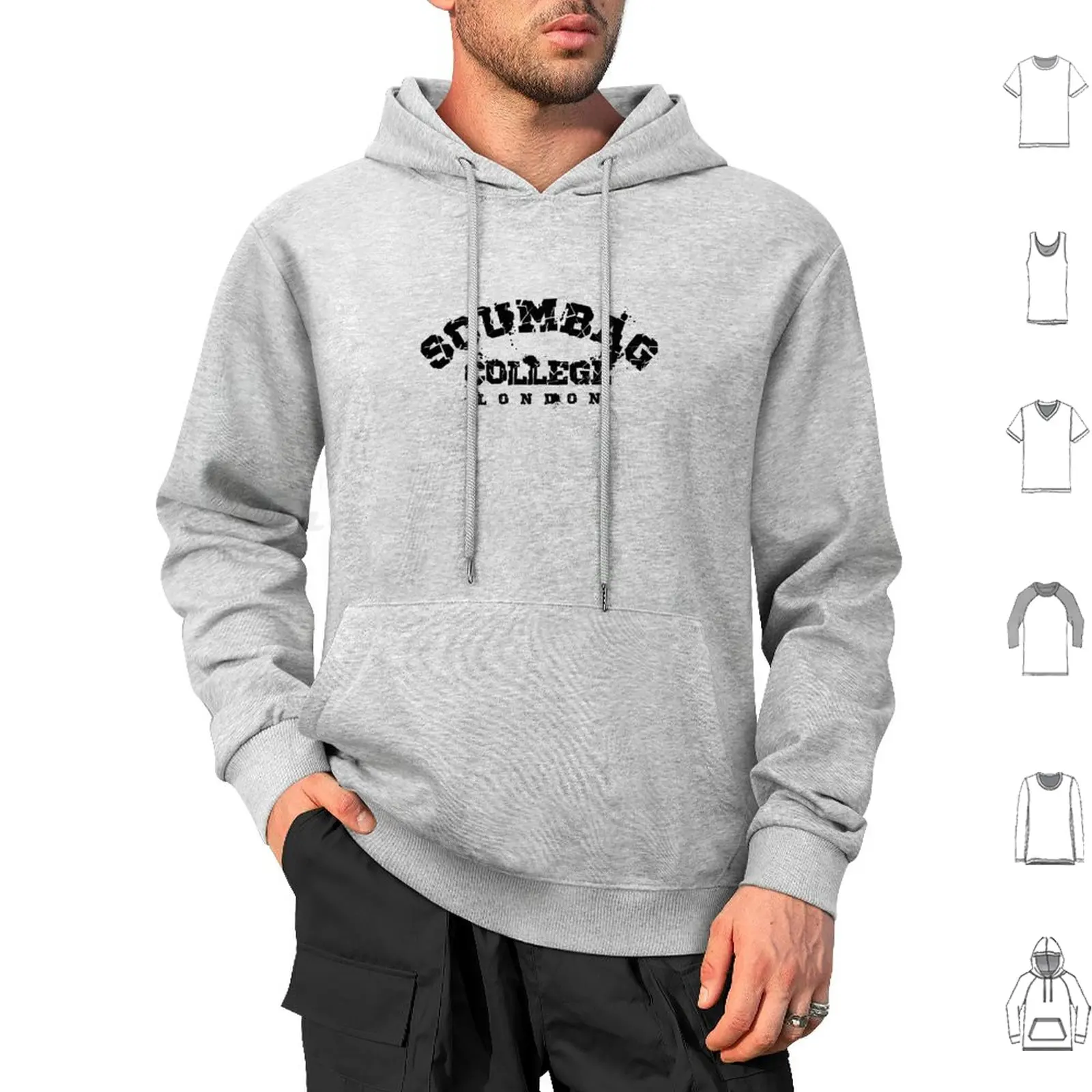 Scumbag College Hoodies Long Sleeve The Young Ones Scumbag College Rik Mayall Ade Edmondson Comedy Uk Comedy