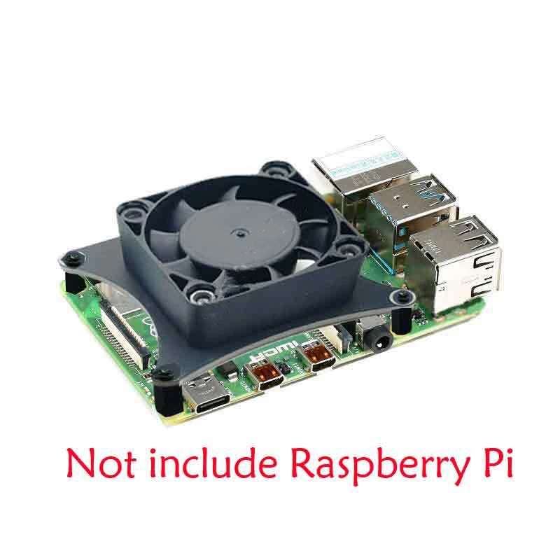 Raspberry pi 4b/3bpwm用の冷却ファン,温度制御,調整可能な速度制御,ミュート,大音量