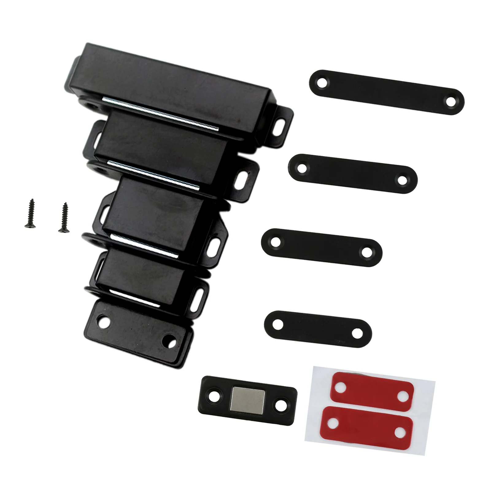 

Black Strong Magnetic Steel Catch Latch for Door Cabinet Cupboard Closer Magnet Wardrobes Drawer Home Furniture Fitting