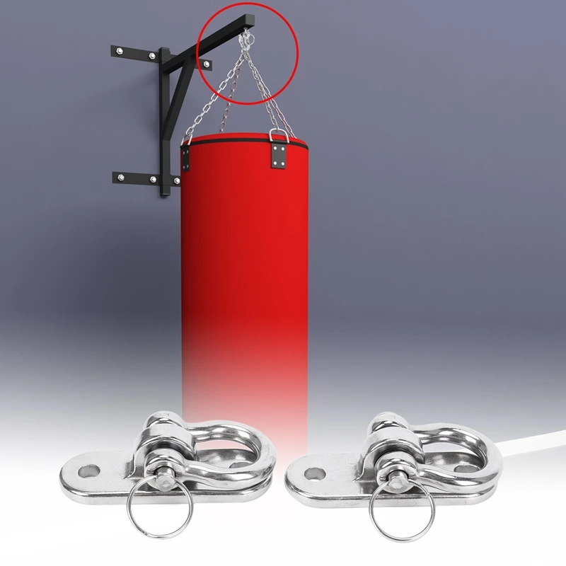 ABRE-Stainless Steel 304 Heavy Duty Swing Hangers Swing Sets 250Kg Capacity For Swing And Yoga Hammock Chair Sandbag