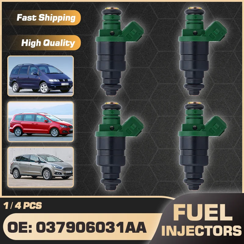 

037906031AA Car Fuel Injector For Volkswagen Polo MK3 1995-2001 VW Derby 1995-2001 VW Vento A3 1991-1998 VW Jetta A3 1991-1998