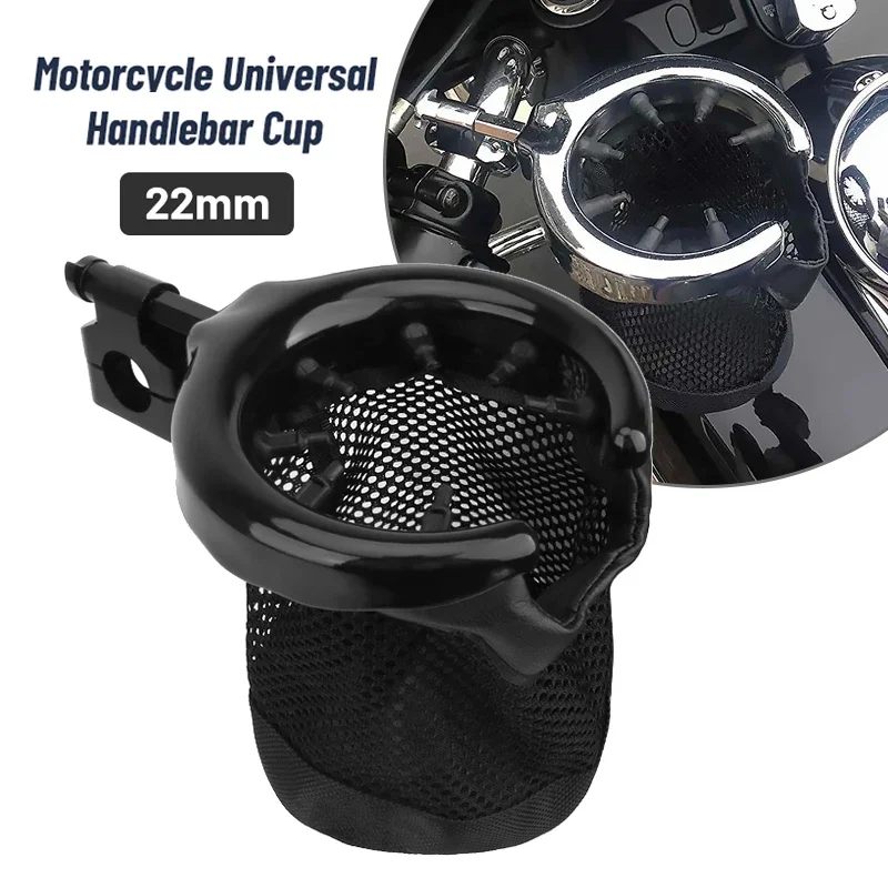 

Universal 7/8" 22mm Motorcycle Cup Drink Support Handlebar Holder Bottle For Harley Touring Sportster For Honda Yamaha Kawasaki