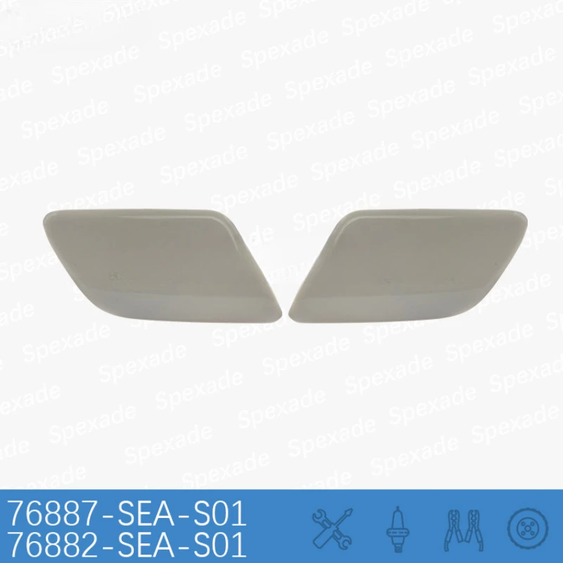 Para HONDA ACCORD VII 2003 2004 2005 2006 2007 Cubierta de la boquilla del lavafaros delantero Tapa del chorro de agua del faro 76882-SEA-S01