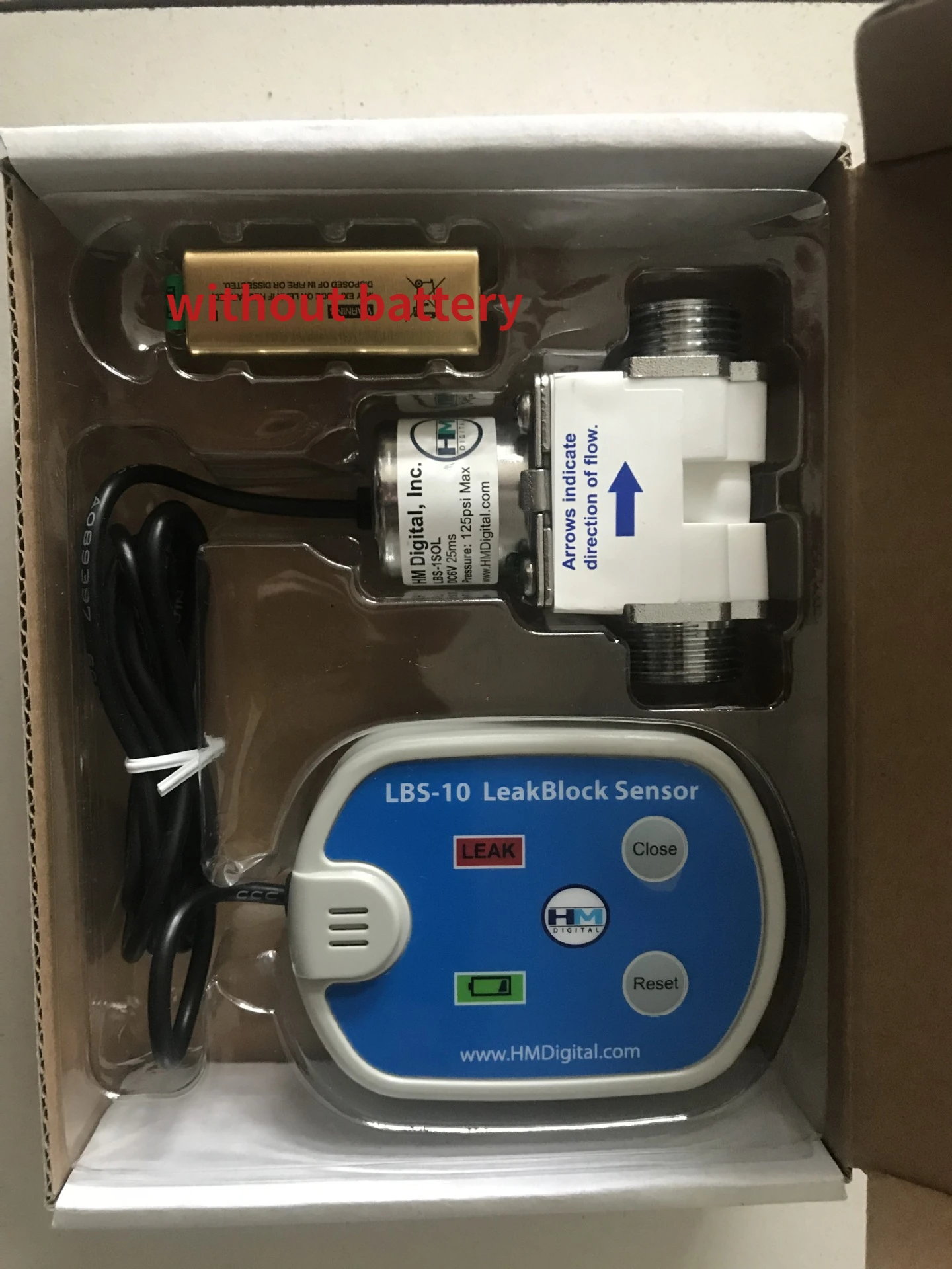 Imagem -02 - Detector Vazamento Purificador Água Protetor Vazamento Purificador Água Válvula Proteção Vazamento Detector hm Alarme Vazamento