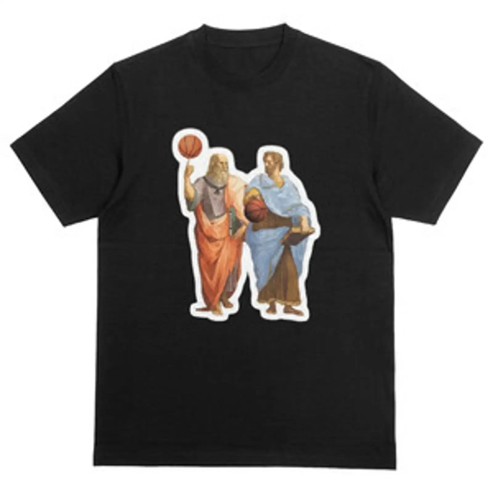 Camiseta ARISTOTELES y PLATO, Filosofía Griega Antigua, Metafísica, Ética, Top vintage lavado para uso diario