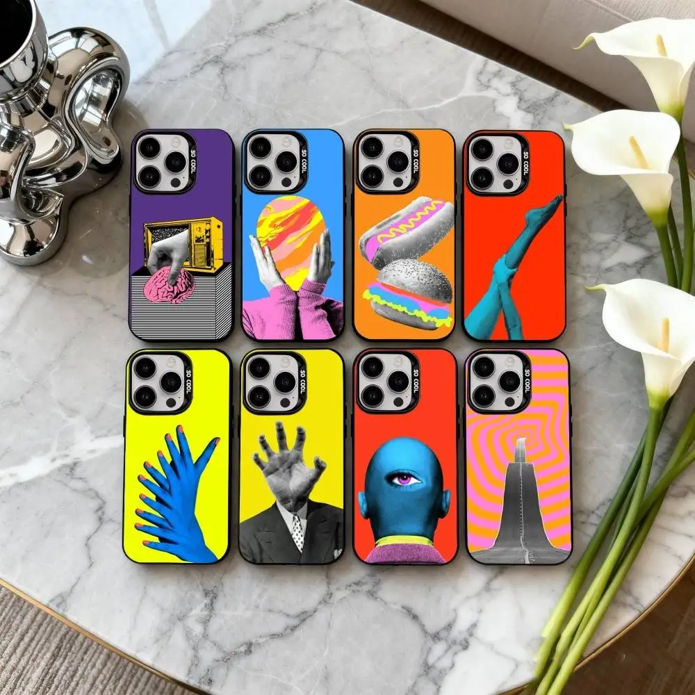 

Art T-Tyler S-Spangler Phone Case For iPhone17,16,15,14,13,12,11 Plus,Pro Max Candy Silver Plated Inside Cover