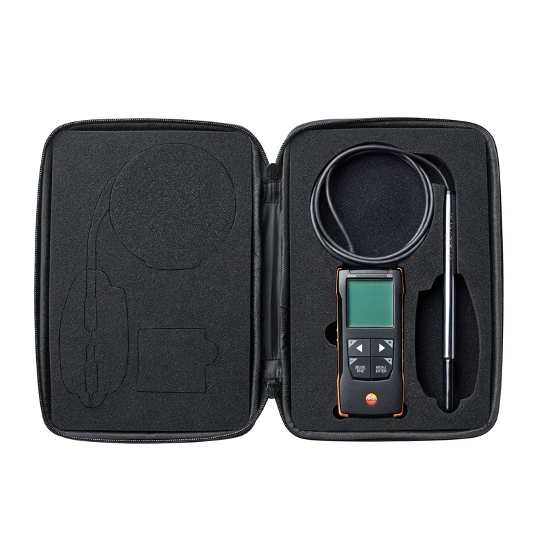 Testo 425 مقياس شدة الريح الرقمي السلك الساخن مع اتصال التطبيق 0563 0425