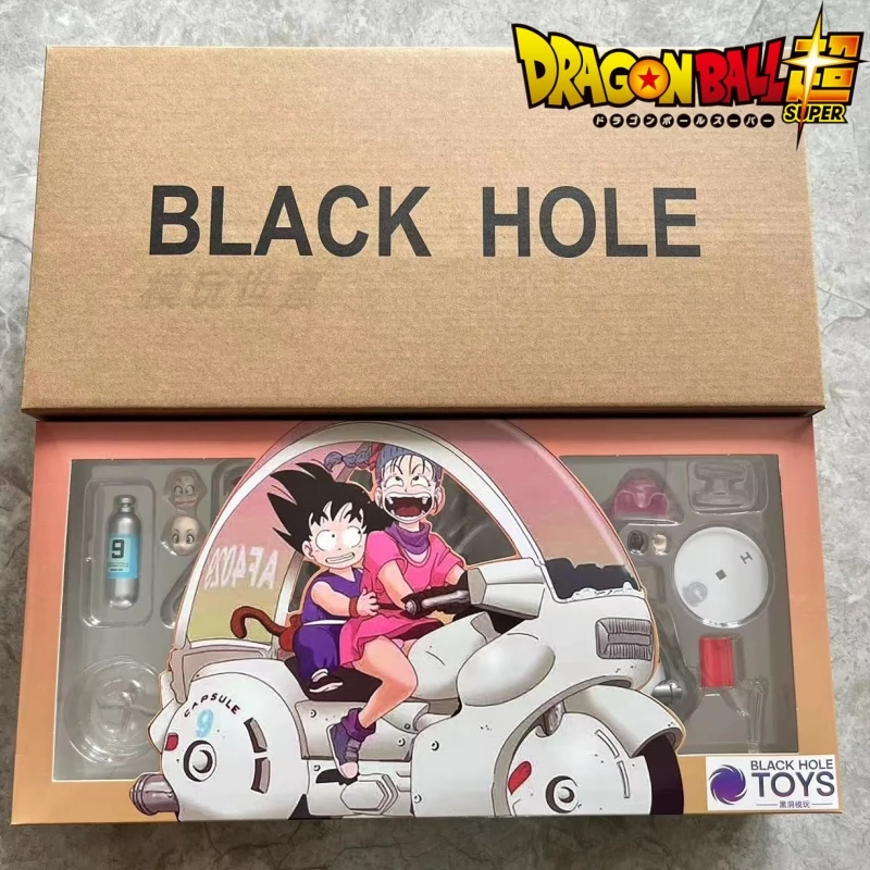 

In Stock Black Hole Dragon Ball Shf Hoipoi Capsule No.9 Bulma's Motorcycle Bulma Goku Anime Action Figures Collection Model Toys