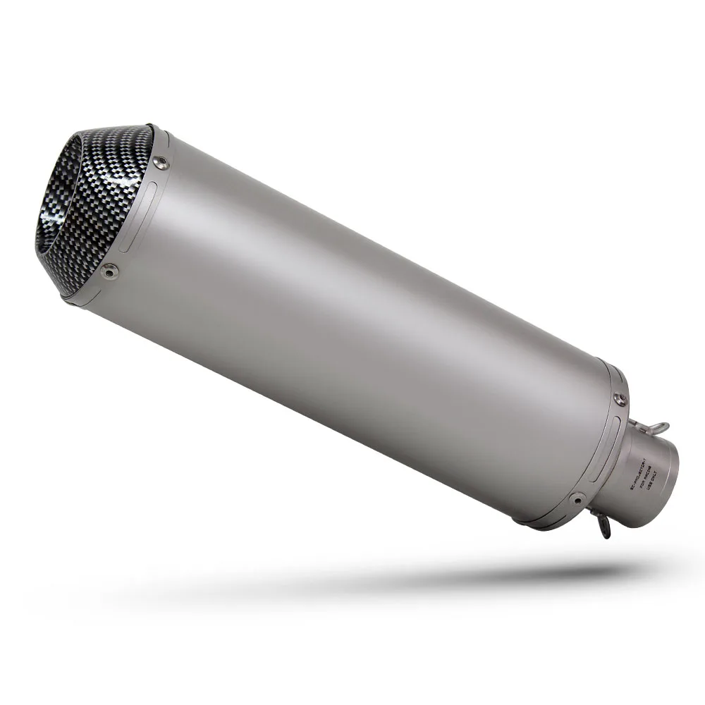 

Universal Motorcycle Exhaust Tail Pipe 51MM Muffler For 450SR ZX6R RS660 TMAX560 Z900 MT03 Tracer 700 G310RR S1000RR