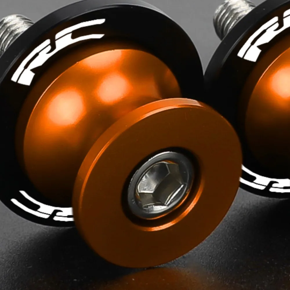 Motorcycle Swingarm Spools Slider Rear Stand Screws Support For RC125 RC200 RC250 RC390 2014-2026 Aluminum Bolts Accessories 8mm
