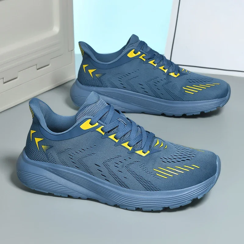 Wide Running Shoes Men Comfortable Walking Shoe High Elasticity Cushioning Sole Man Trainers Fashion Plus Sizes Male Sneakers