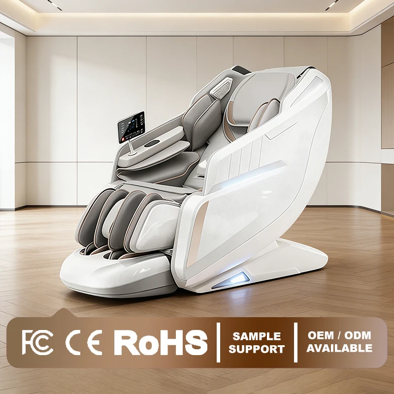 

Recommend AI Voice Control LCD Touchscreen Massage Chair Extended SL Track Luxury Massage Seating for Relax Body and Mind