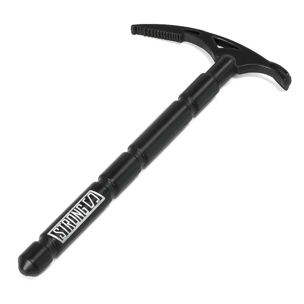 3pcs 1/10 시뮬레이션 된 셔블 세트 Trx4 Scx10 Rgt Yikong Redcat Axial D90 Rc4wd 용 금속 블랙 미니 셔블 도끼 곡괭이