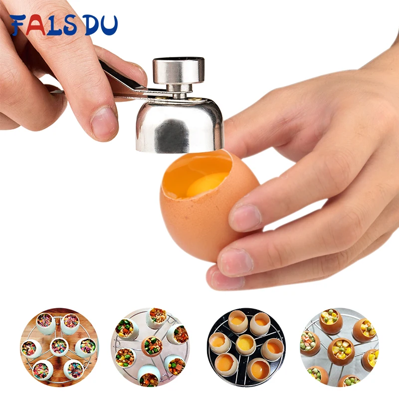 FAIS DU Egg Shell Opener Metal Egg Scissors 304 Stainless Steel Topper Shell Cutter Creative Kitchen Tool 1 Pcs