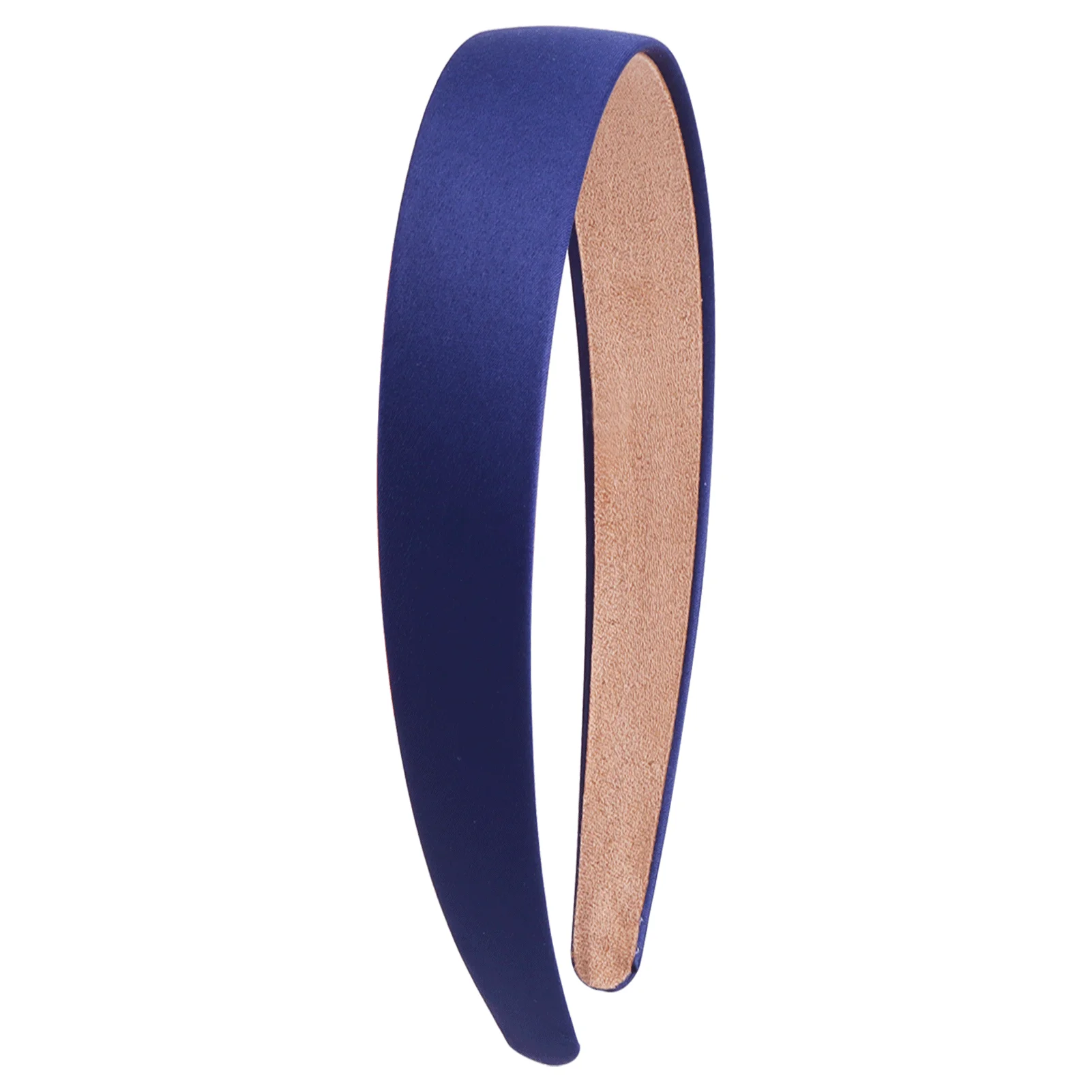 Buntes Satin-Stirnband, 2,5 cm, hartes, rutschfestes Stirnband, DIY-Haarbänder, schlichte Satin-Stirnbänder für Frauen, 21 Farben – Detail 16
