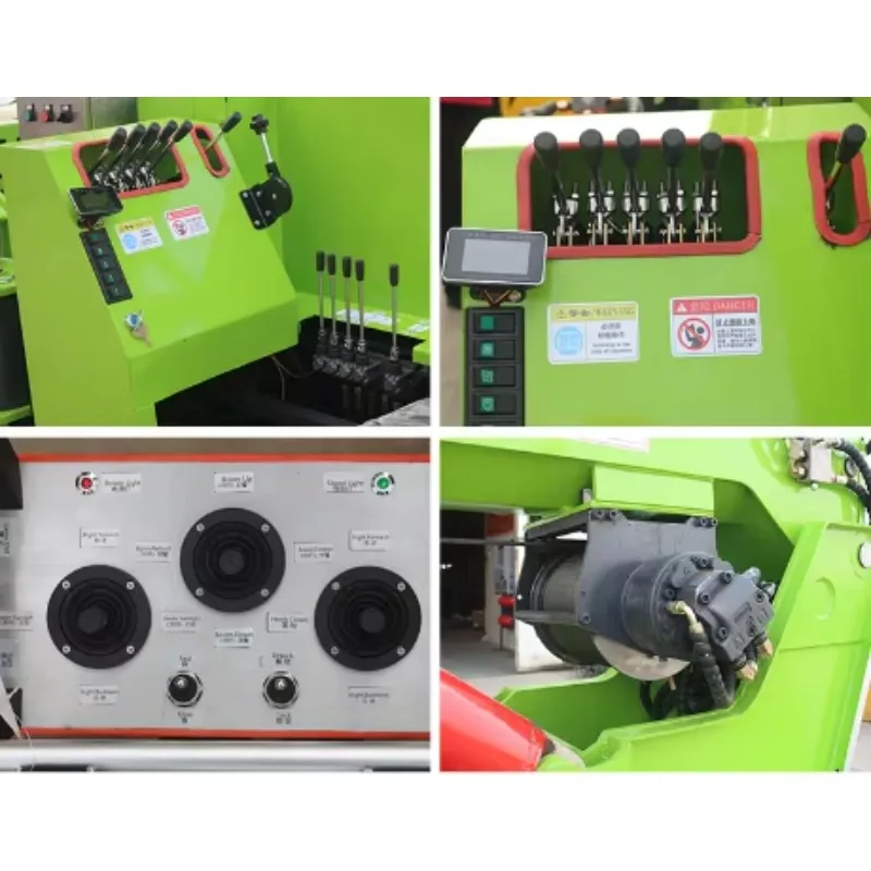 1-Ton Electric Hydraulic Arm Crane Remote-Controlled Mobile Small Crawler Spider Jib High Efficiency Max Lifting Height