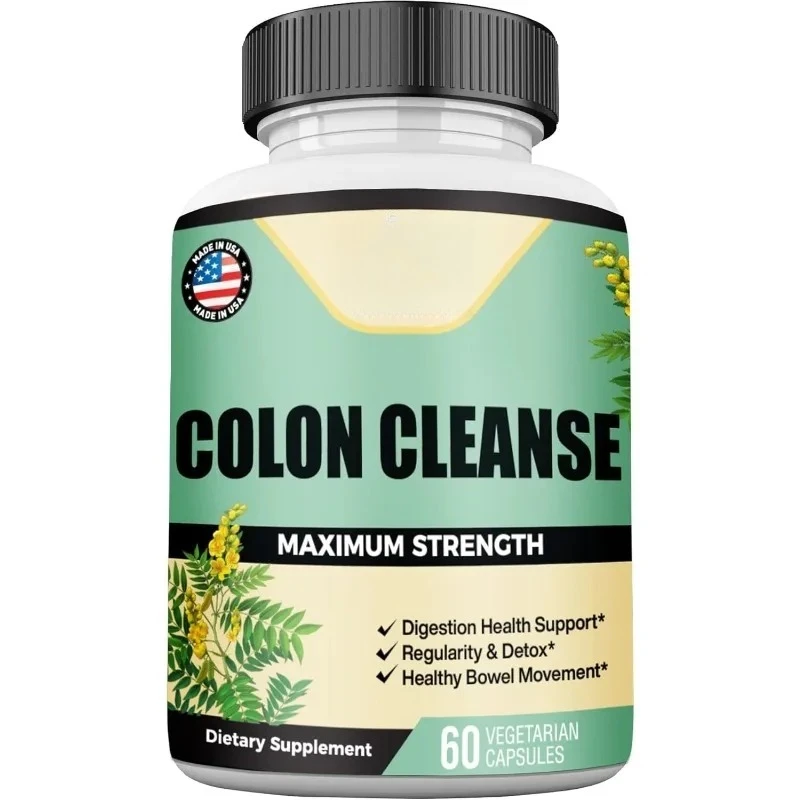 

Очищение толстой кишки - полностью натуральные растительные капсулы, здоровье кишечника и здоровый обмен, поддержка 60 растительных капсул