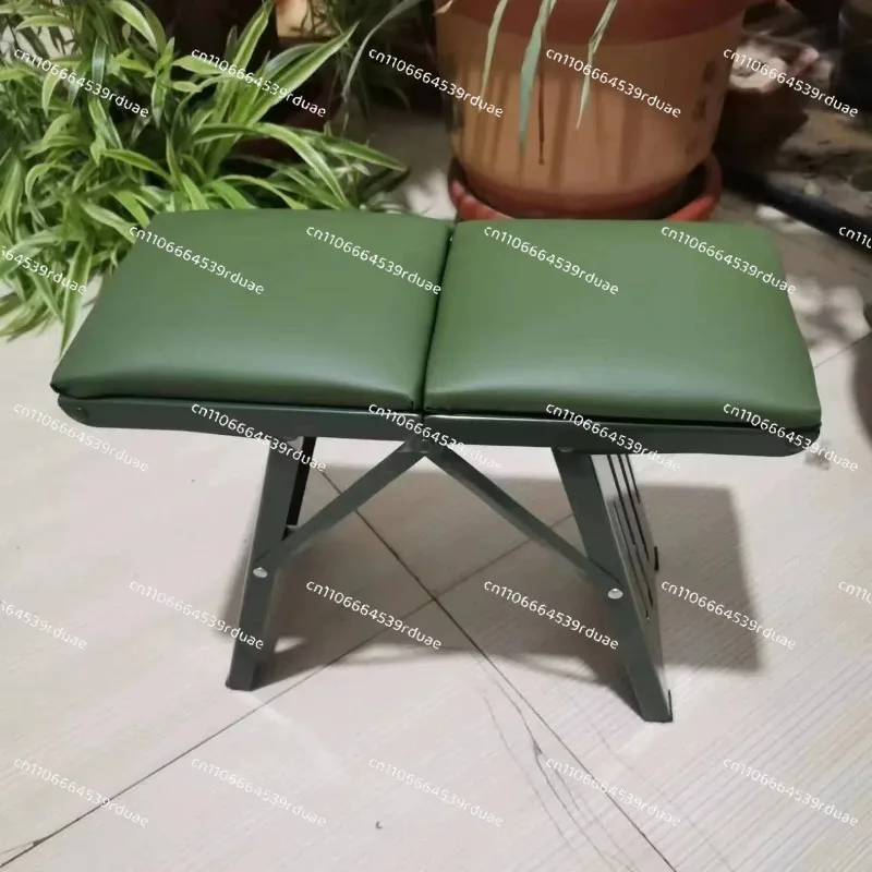 Mini Steel Portable Camping Folding Stool Chair for Outdoor Fishing Hiking Backpacking