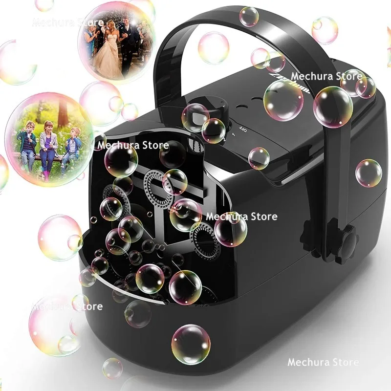 

Портативная/аккумуляторная машина для мыльных пузырей - бесшумный автоматический генератор пузырей для сцены, свадеб и детских игр JT40