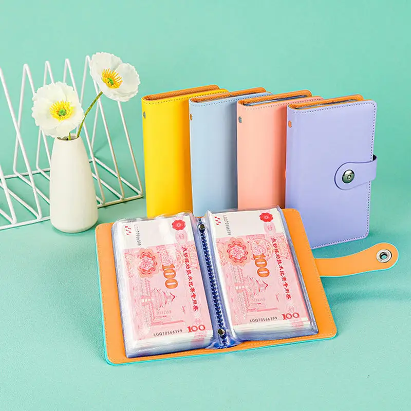 Large Capacity Coin Collection Book Money Saving Challeng Couple Saving Money Notebook Savings Binder Reusable