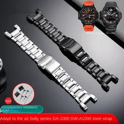 Stainless steel watch band For Casio strap g-shock GA-1000 1100 GW-4000 GW-A1100 A1000 men waterproof bracelet watch accessories