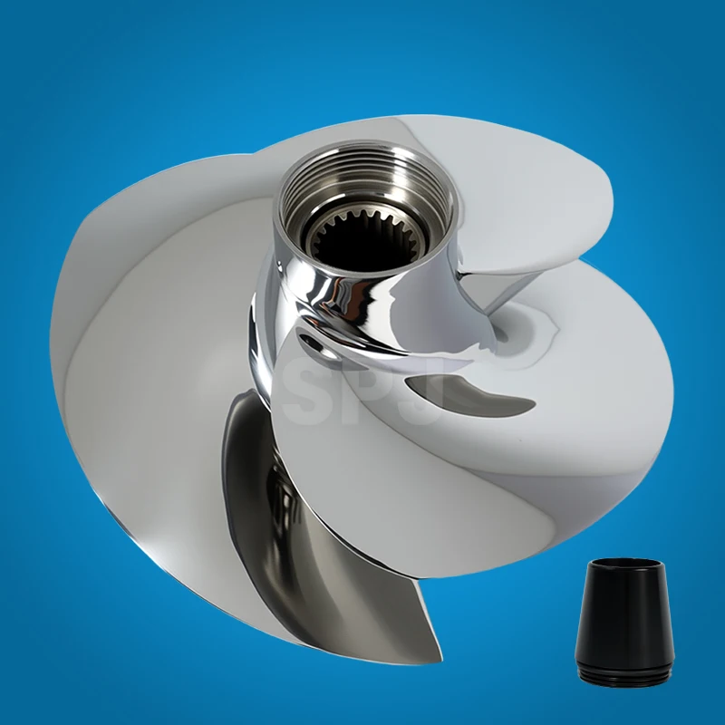 

155.5mm Diameter Jet Ski Impeller 11/15Pitch 3-Blade Stainless Steel Rotax Jet Engine Impeller for Seadoo GTI SE 130 PWC
