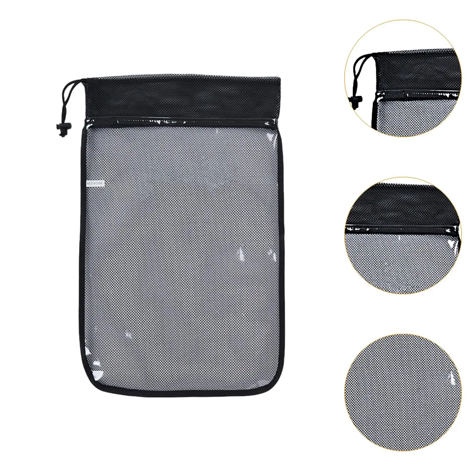 

Mesh Bag for Long Fins Swim PVC Drawstring Snorkel Equipment Storage for Freediving and Water Activities