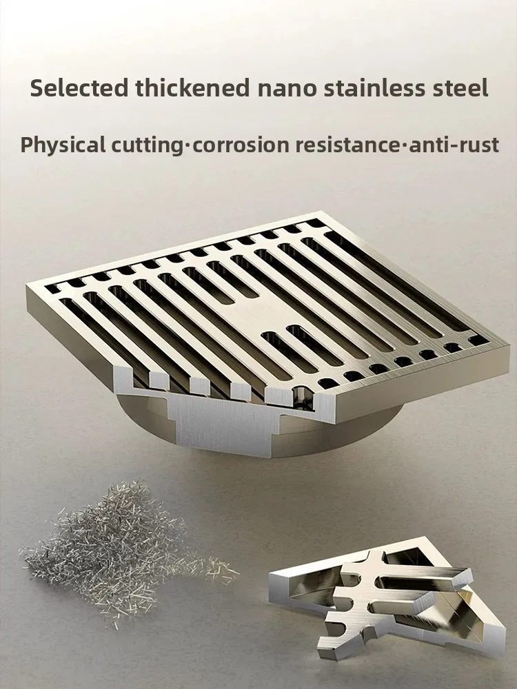 Stainless Steel Bathroom Floor Drain Core Anti-Smell Insect Proof Sewer Cover