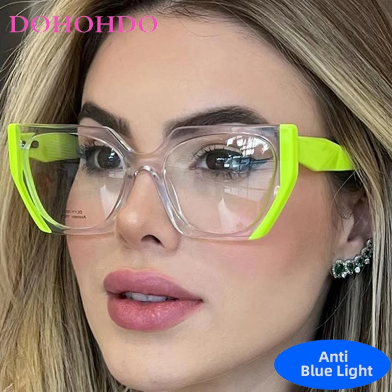 

Fashion Vintage Brand Design TR90 Assorted Colors Square Blue Light Optical Glasses For Men Women Computer Glasses Lentes Очки