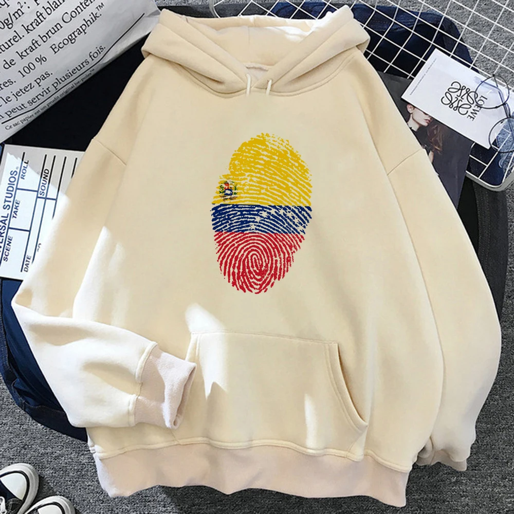 

Venezuela hoodies women harajuku anime graphic vintage Hooded Shirt tracksuit female Kawaii Hood