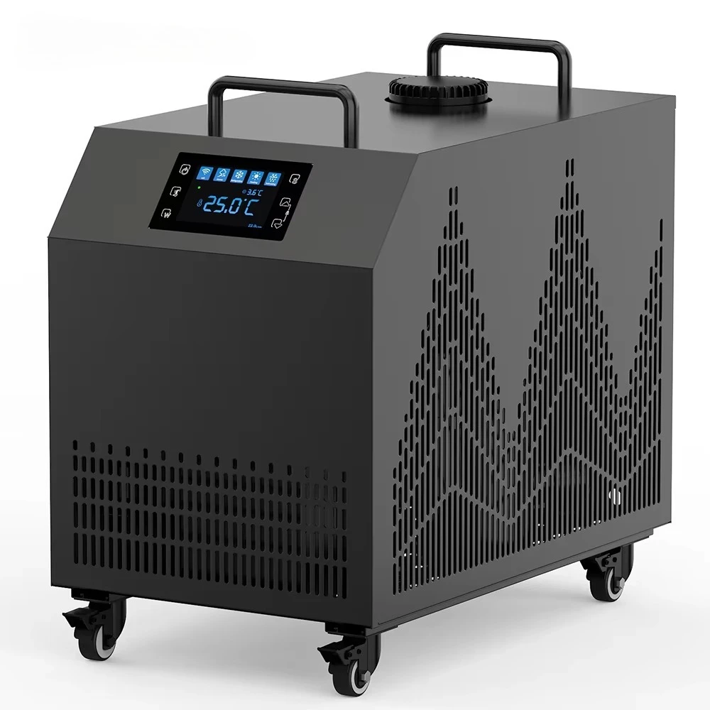 Syochi 1HP Cold Plunge Chilling Equipment Water Cooled Chiller Portable Ice Bath Chiller Filter for Athletes Recovery