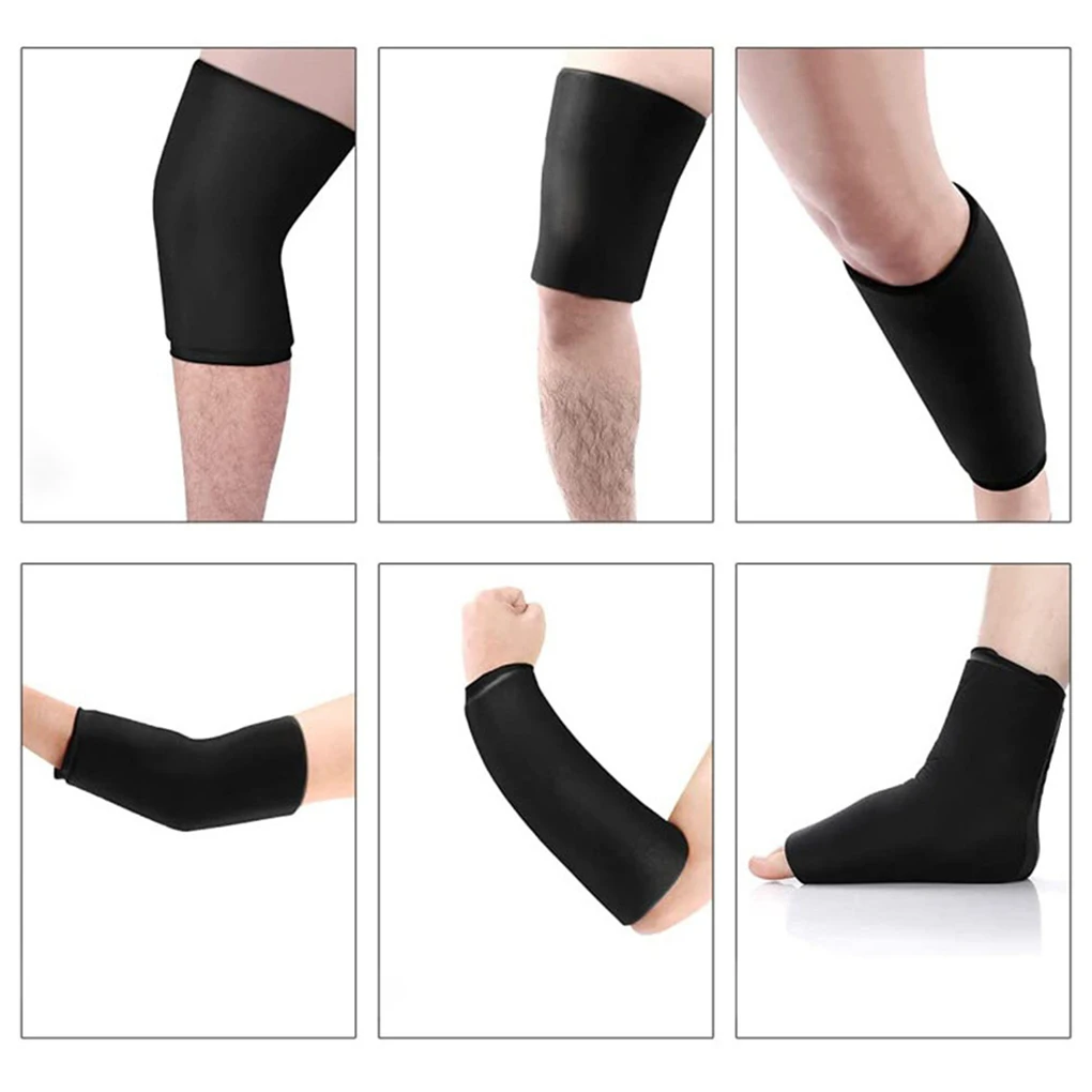 Elbow Ice Pack Portable 360 Degree Adults Children Elastic Sleeve Mountain Climbing Wrap Accessories for Injuries