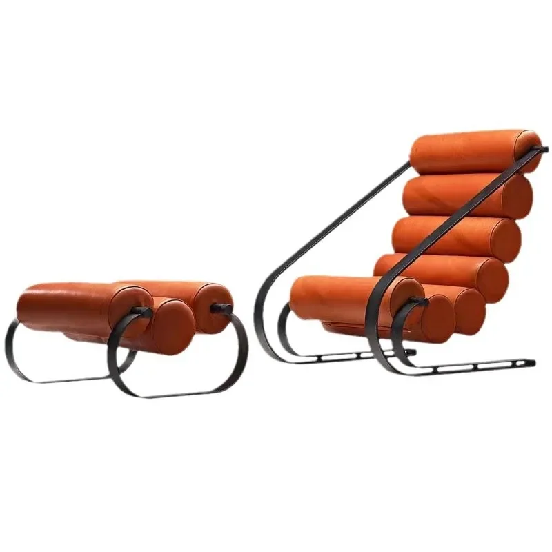 

Скандинавский дизайнер, креативное кожаное кресло, современное простое легкое роскошное одноместное кресло, кресло для ленивого отдыха со знаменитостями в Интернете