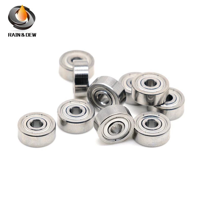 5Pcs 605 606 607 623 624 625 626  5x14x5 6x17x6 7x19x6 3x10x4 4X13X5  5x16x5 6x19x6 Stainless Steel Bearings ABEC-9